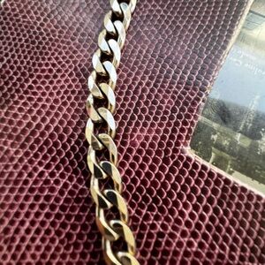 Vintage Italian 9.25 Silver chain bracelet